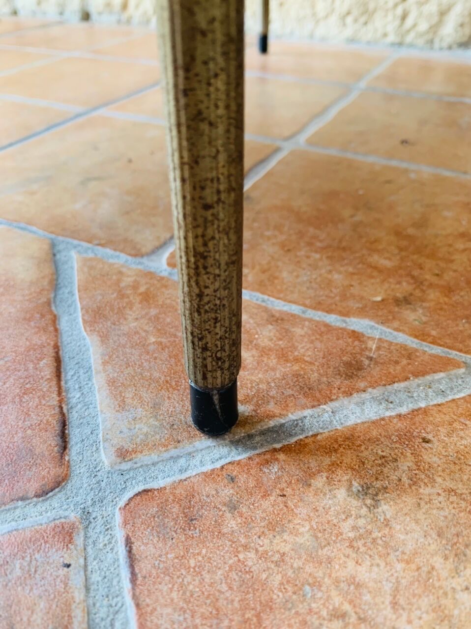 Side table with 3 vintage shelves 70s