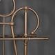 Antique 19thc victorian pair of brass coat stands c.1890