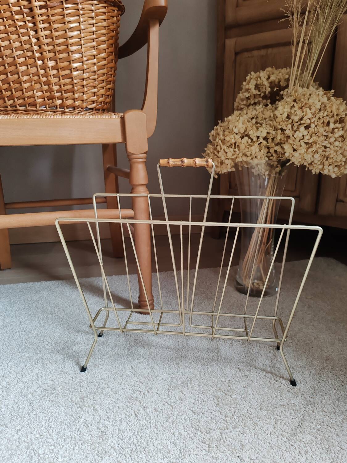 Vintage magazine rack