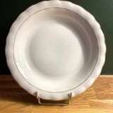 6 Limoges porcelain soup plates signed P. Dessagne in very good condition