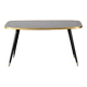 Large vintage screen-printed coffee table