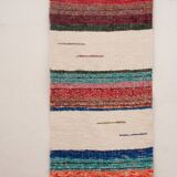 Handwoven recycled cotton rug - Multicolor -