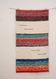 Tapis artisanal tissé main en coton recyclé -Multicolor -