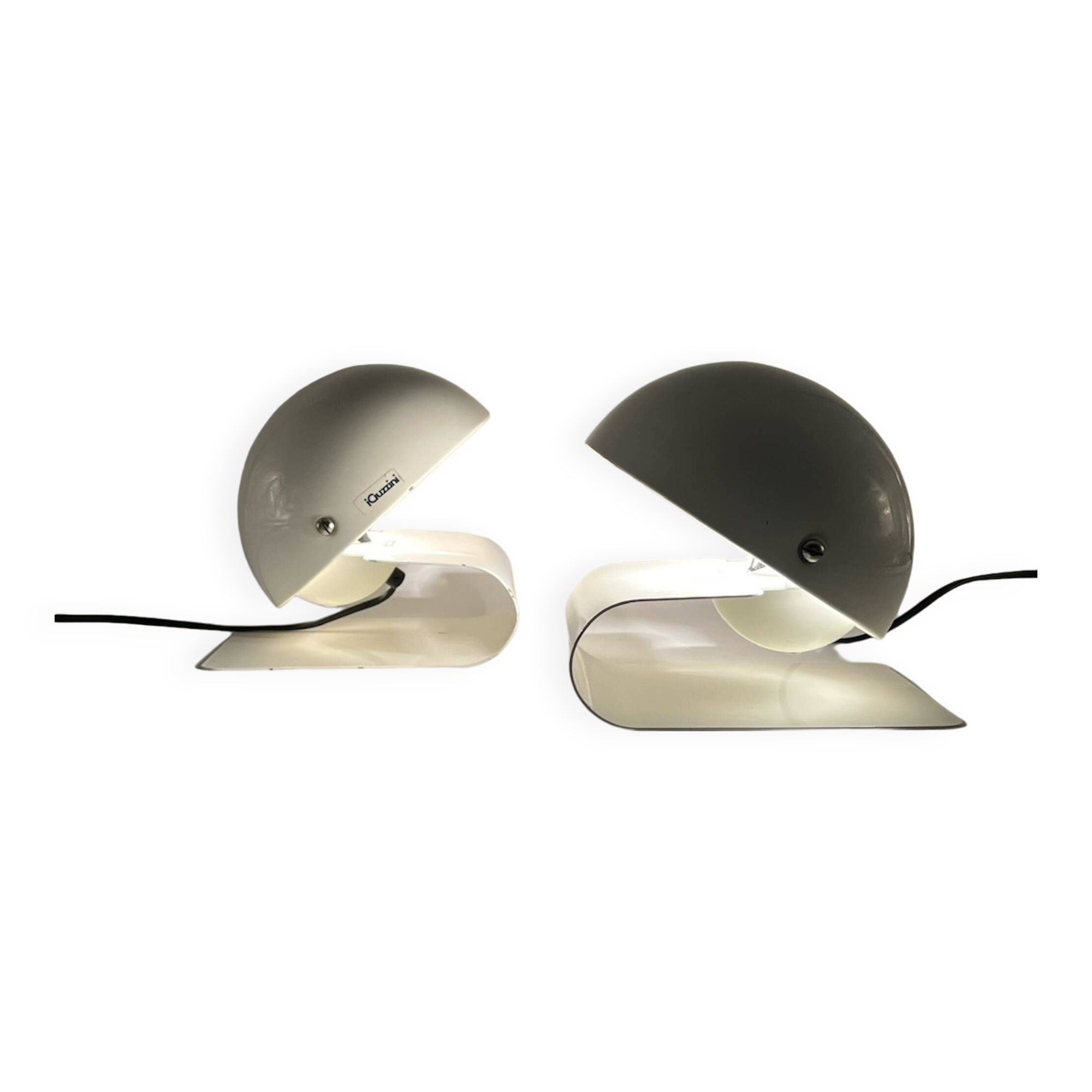 Rare Pair of Lamps 'Bugia' by Giuseppe Cormio for Harvey Guzzini, 1970s