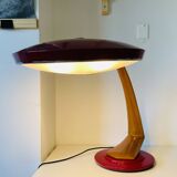 Red desk lamp Boomerang 2000 by Fase