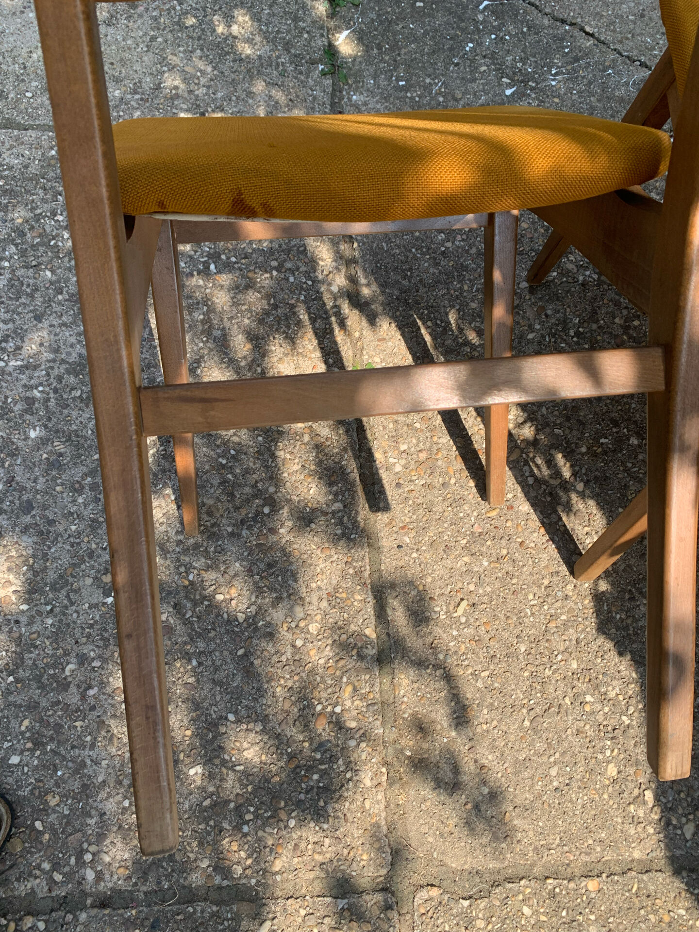 Pair of Vintage Scandinavian "Ladderback" Chairs (1960) - To Restore