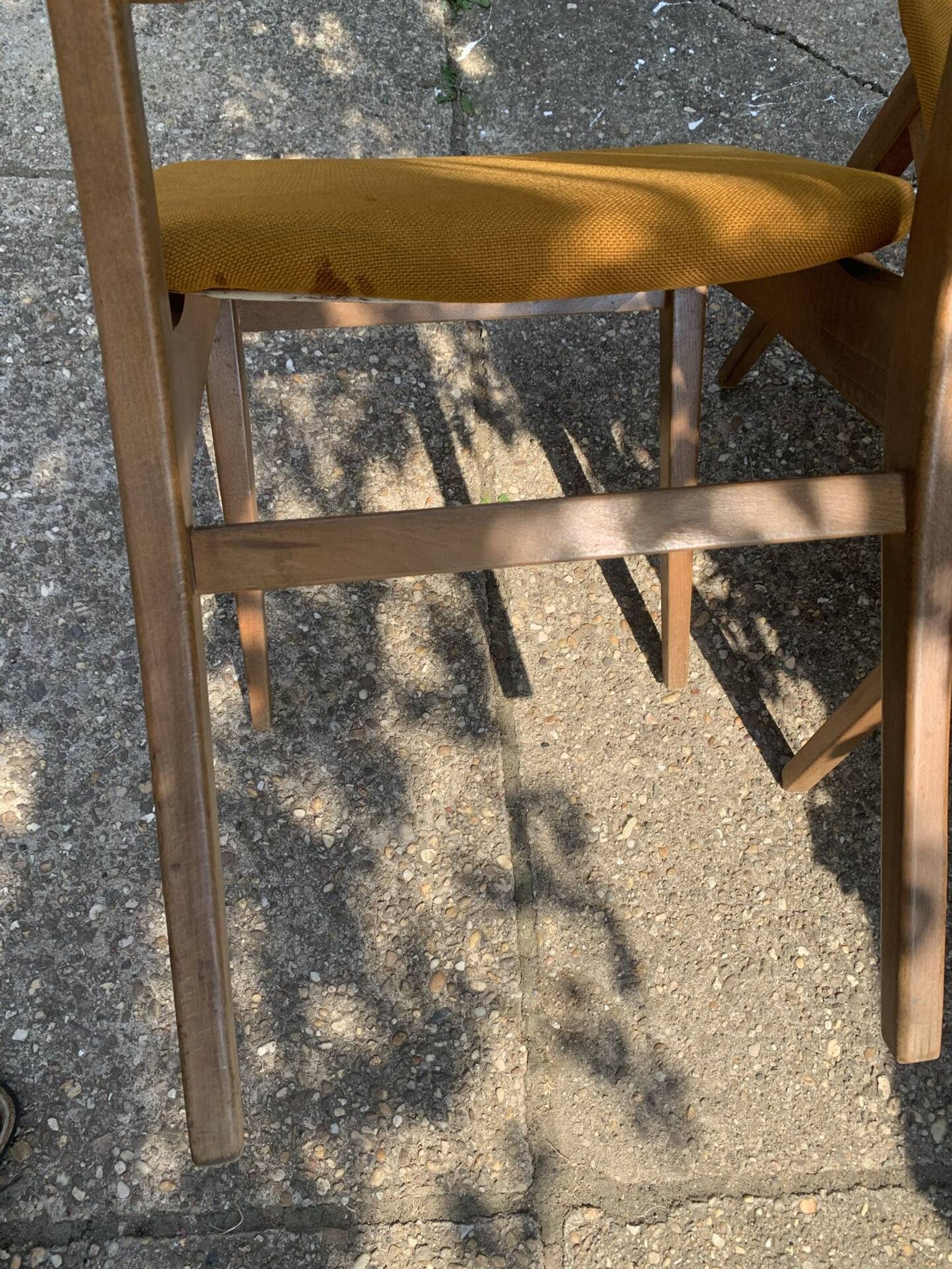Pair of Vintage Scandinavian "Ladderback" Chairs (1960) - To Restore
