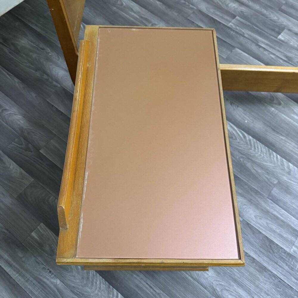 Single Bed and Nightstand attributed to Gio Ponti, 1940s, Set of 2