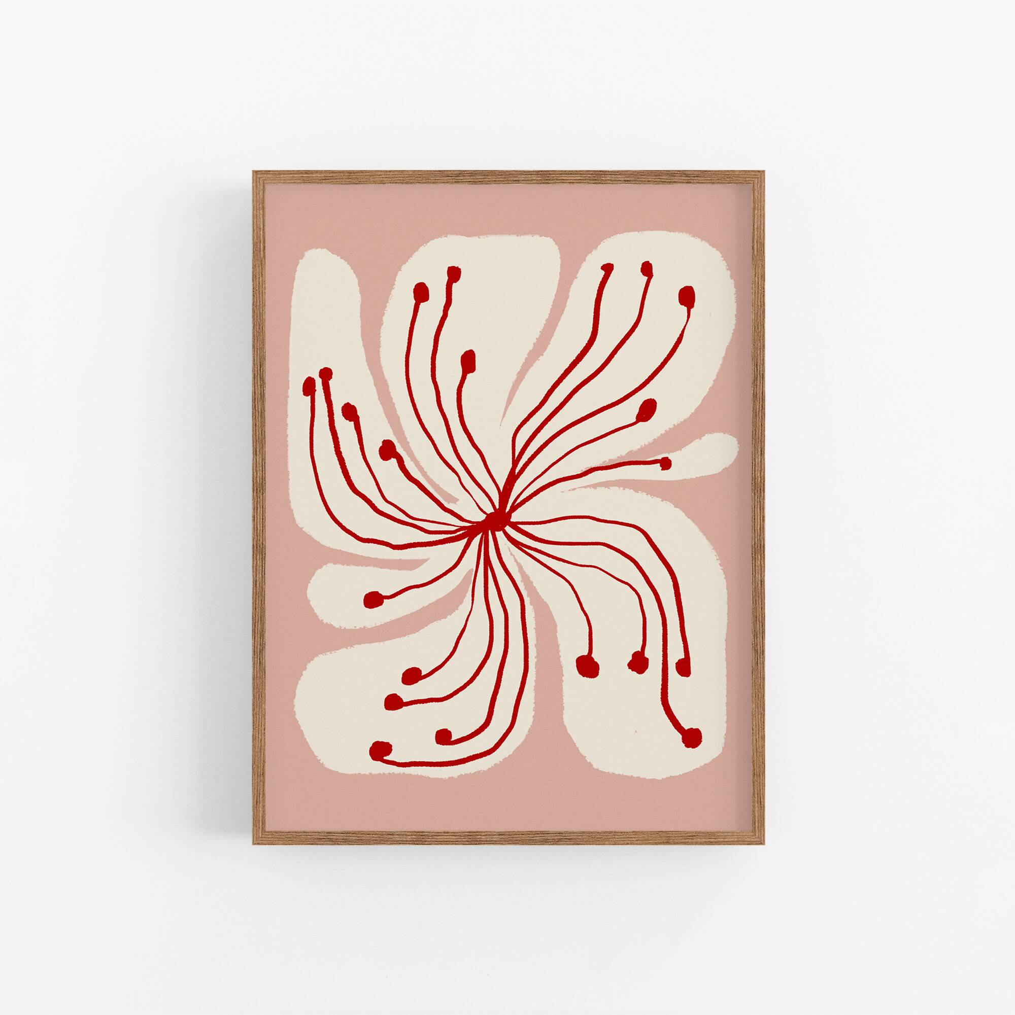 Botanical illustration giclee print, 50x70