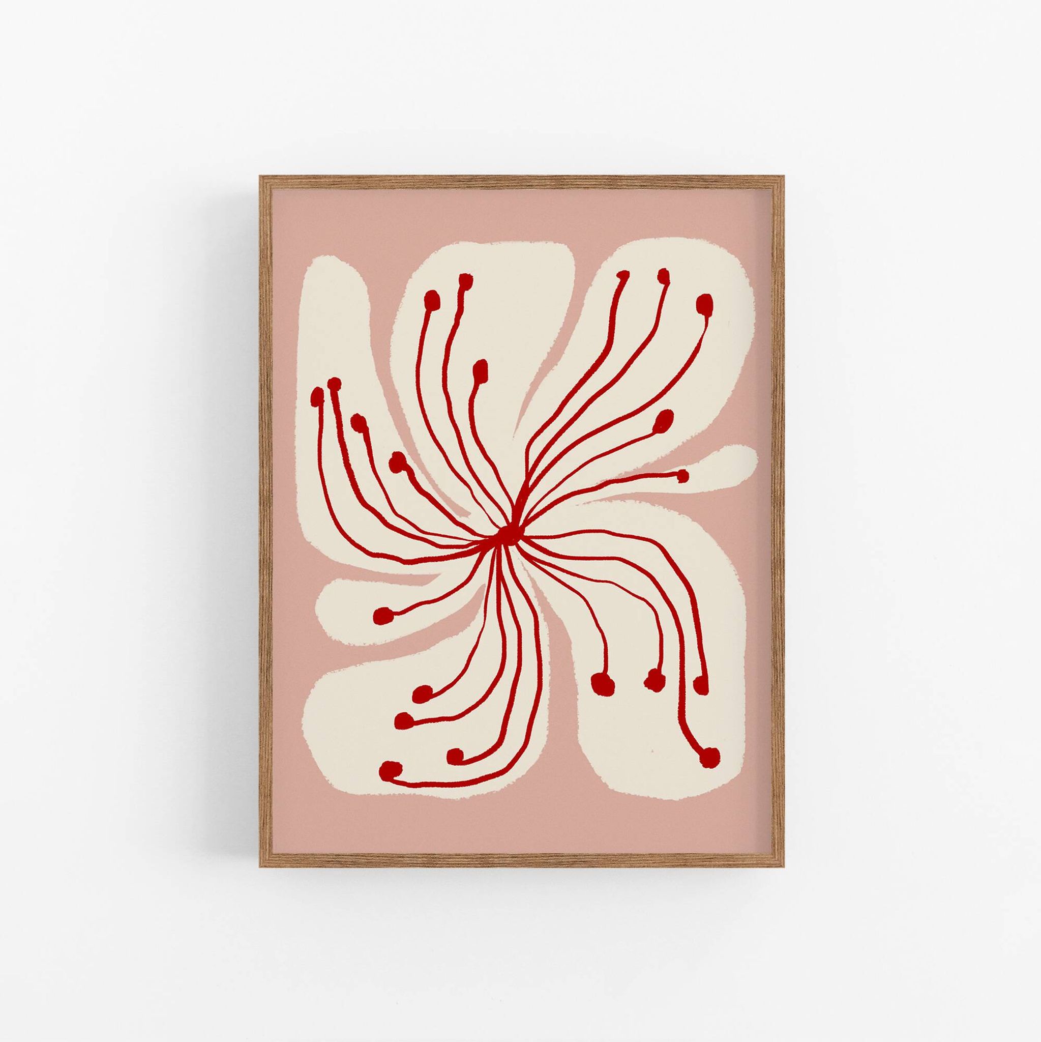 Botanical illustration giclee print, 50x70