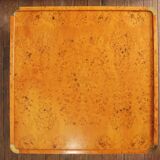 Coffee table in wooden magnifying glass for Mario Sabot
