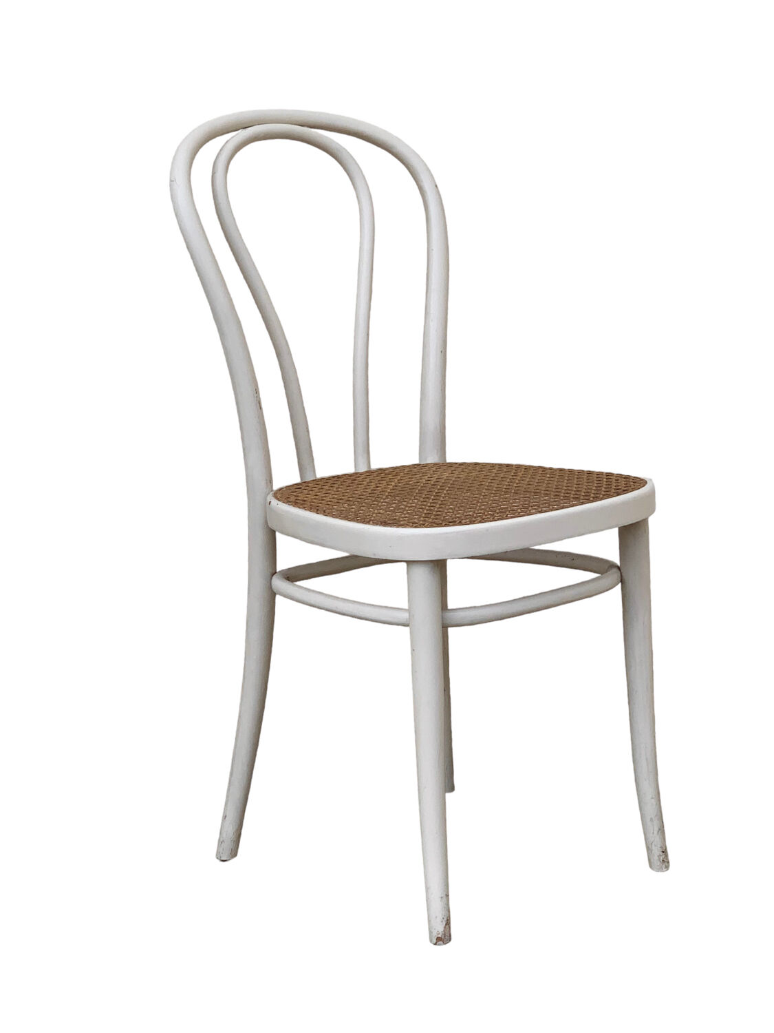 Caned bistro chair