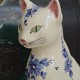 Hand-painted ceramic cat