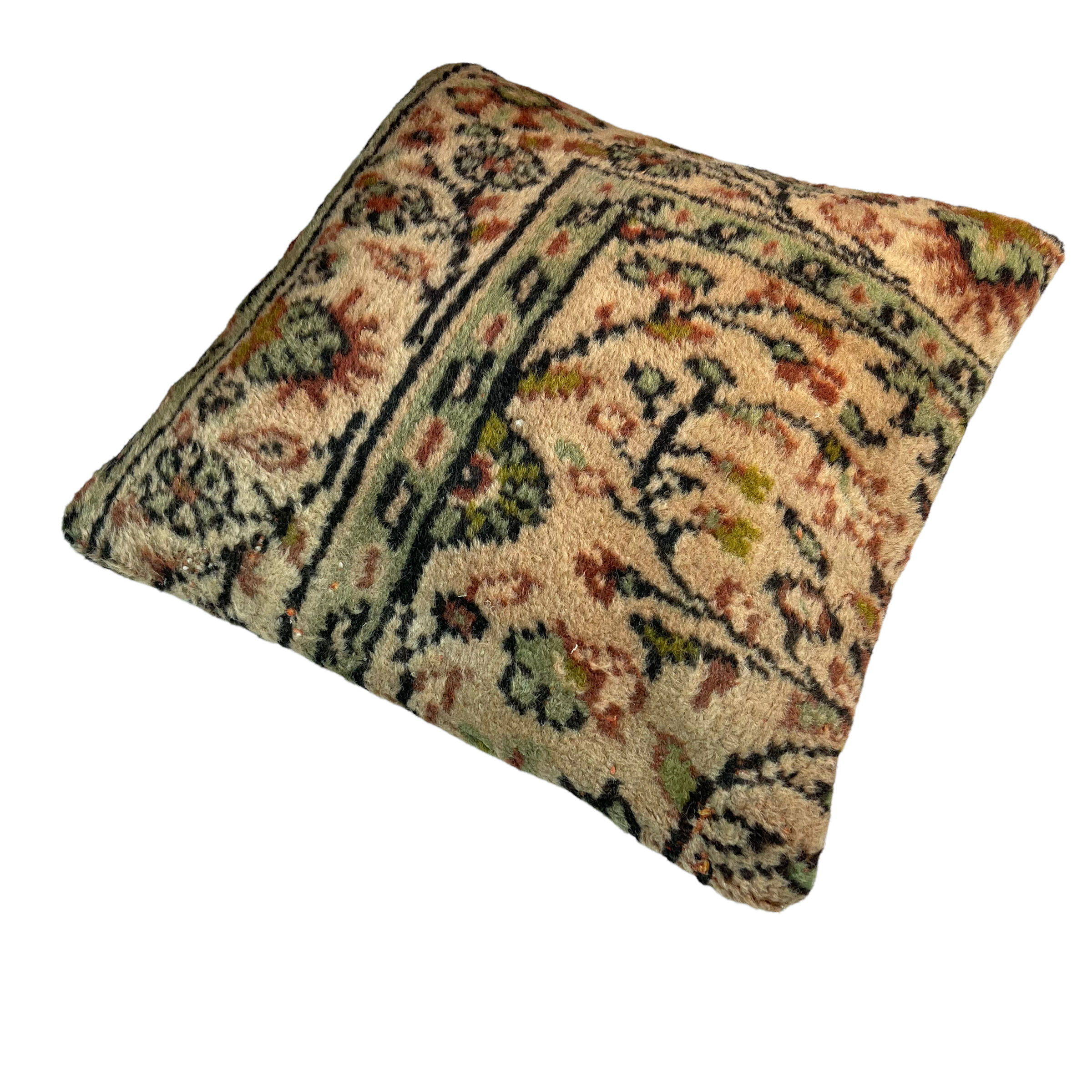 Housse de coussin de tapis turc vintage 45 x 45 cm