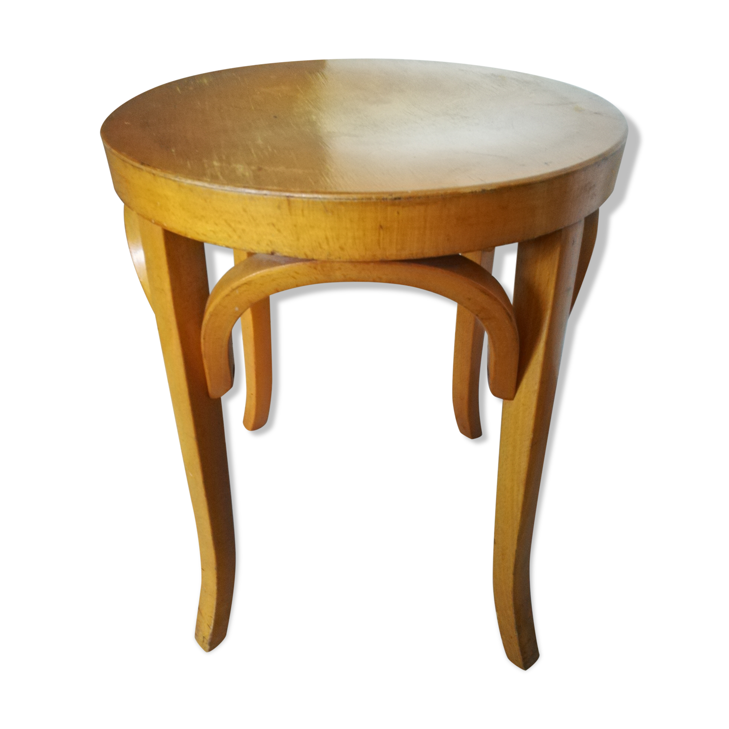 Tabouret bois blond Baumann