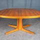 Dining room table with extensions French work 1970