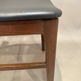 Set of 4 "Scandinavian design" chairs 1950