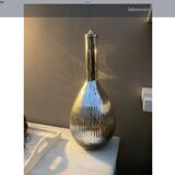 Silver glass lamp base
