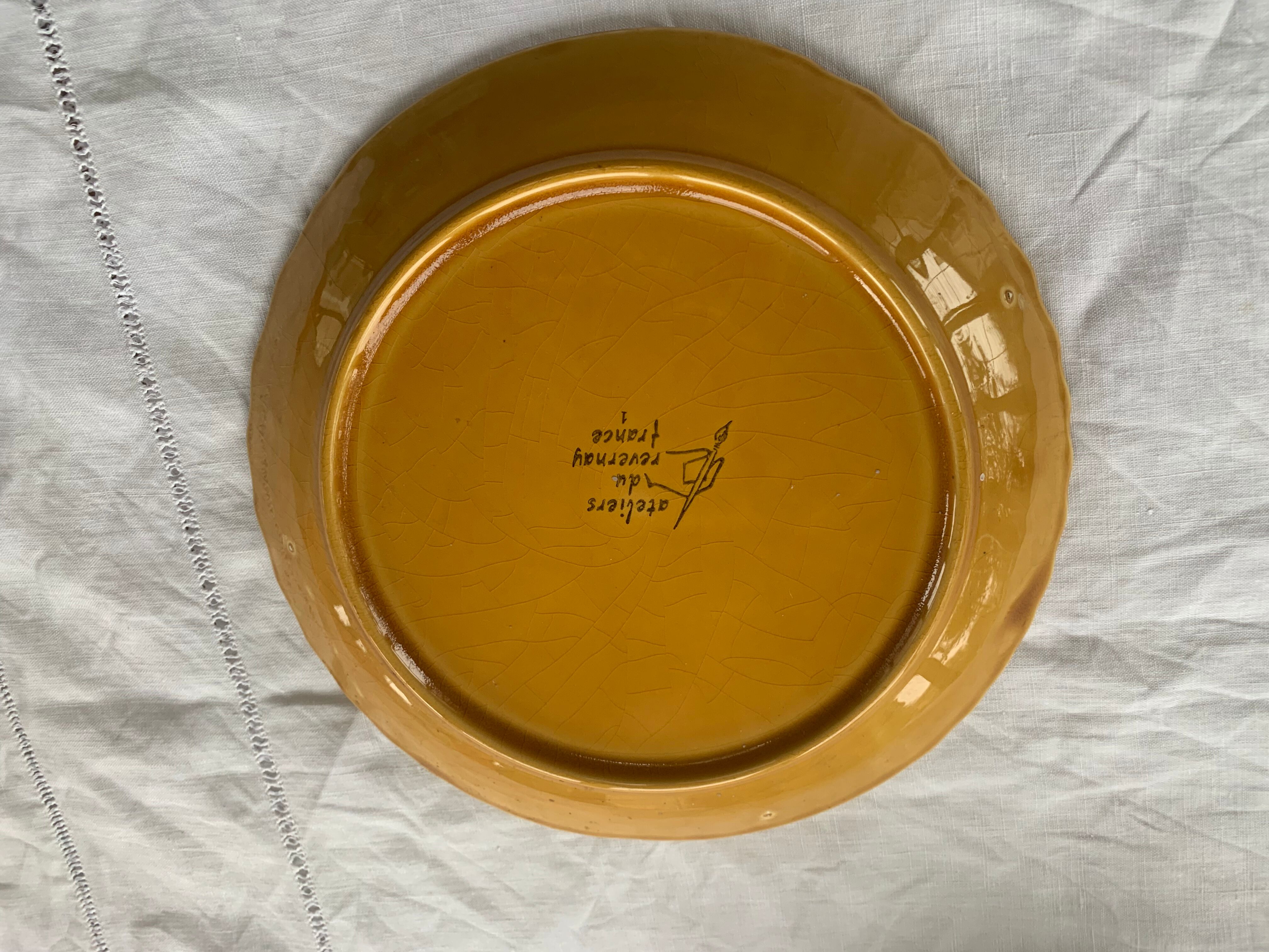 Set of 6 fish plates from the vintage revernay workshops