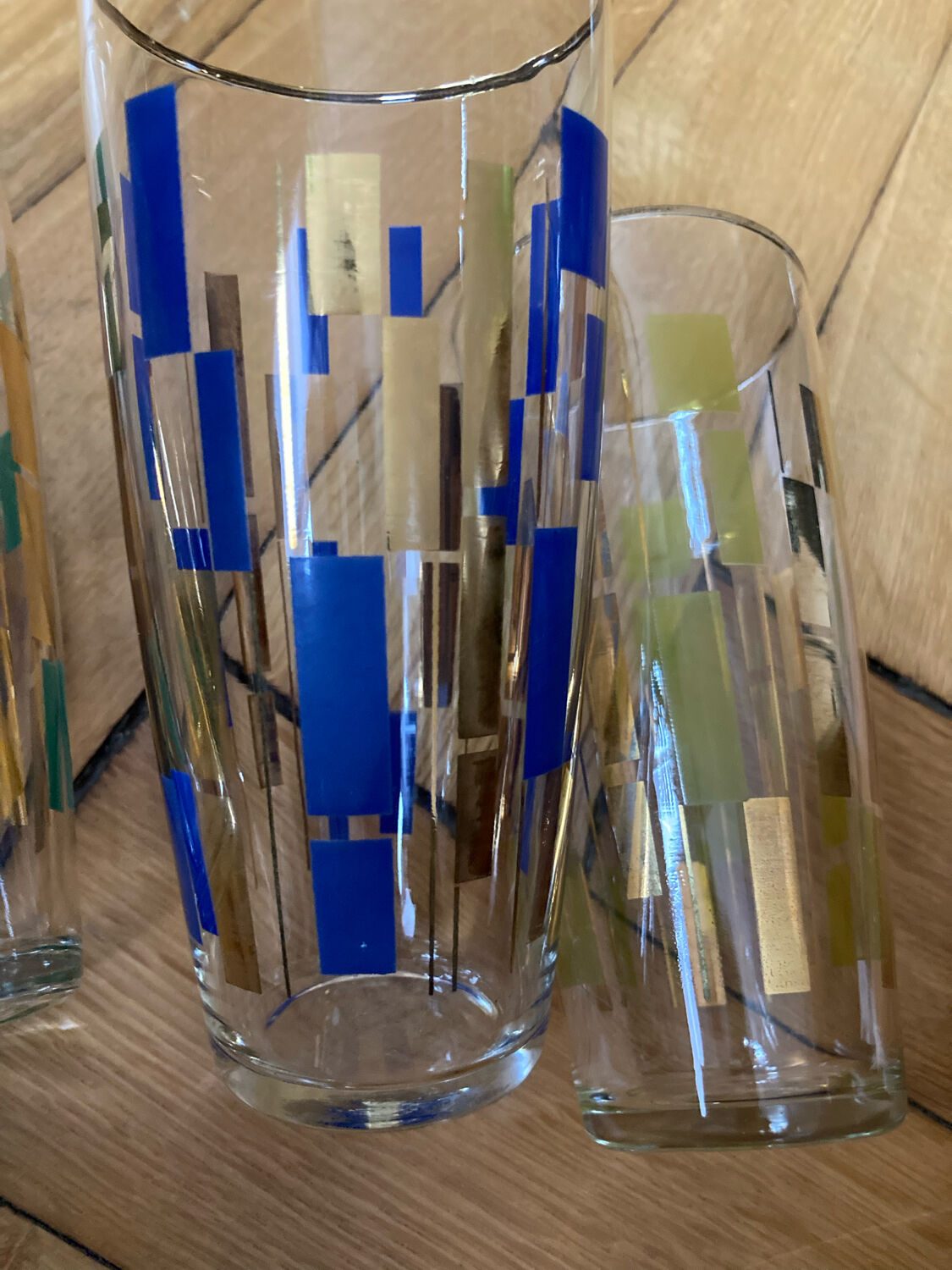 Verres à orangeade vintage 60s