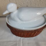 Earthenware terrine duck shape