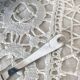 Beurrier coquillage en inox et verre