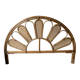 Vintage rattan headboard