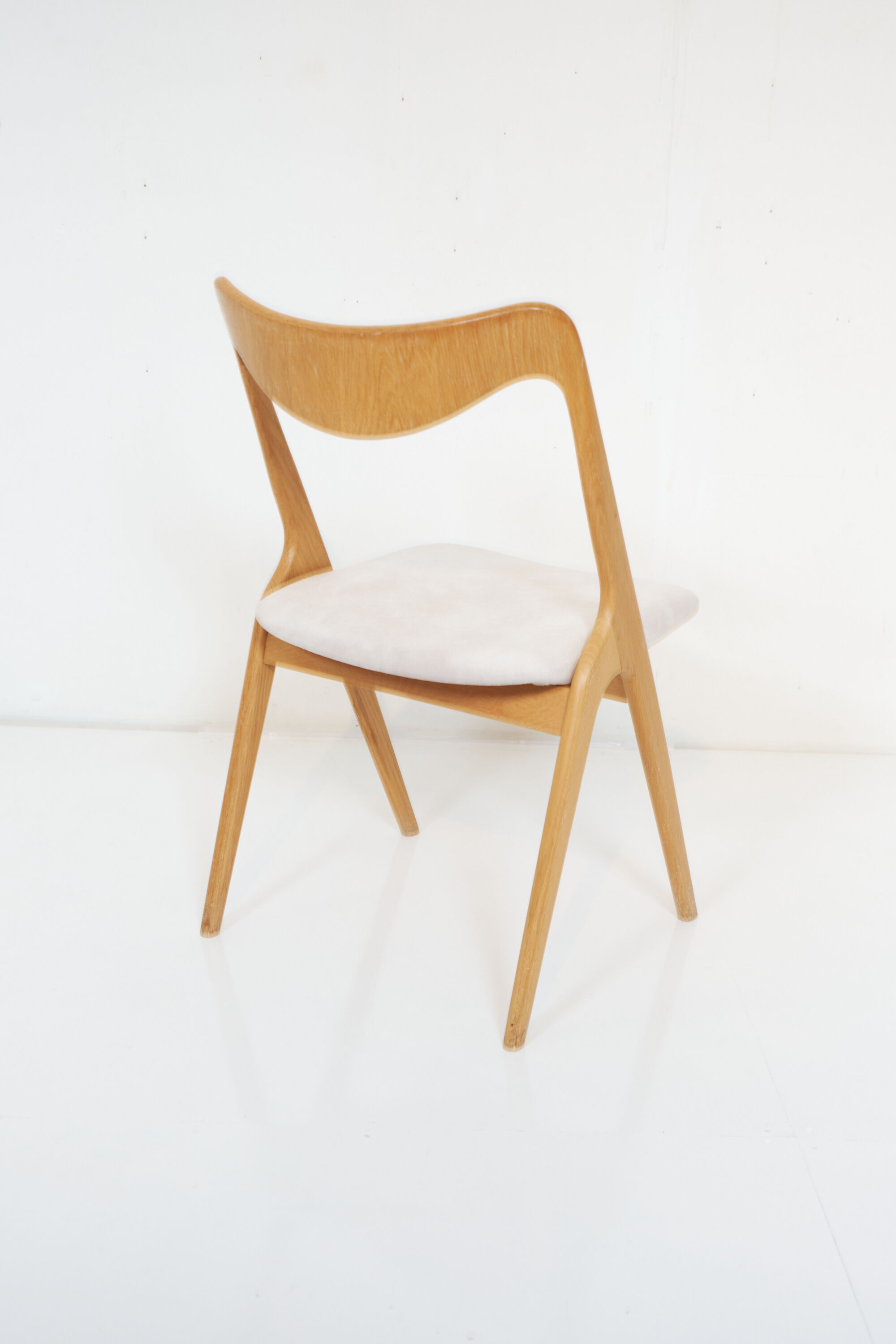 Set of 6 oak chairs by Albin Johansson & Sons 1960
