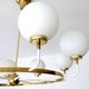 Suspension XXL Vintage Italy, 50s, Brass and Glass