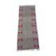 Tapis kilim couloir gris et rouge fait main en pure laine 190×75cm