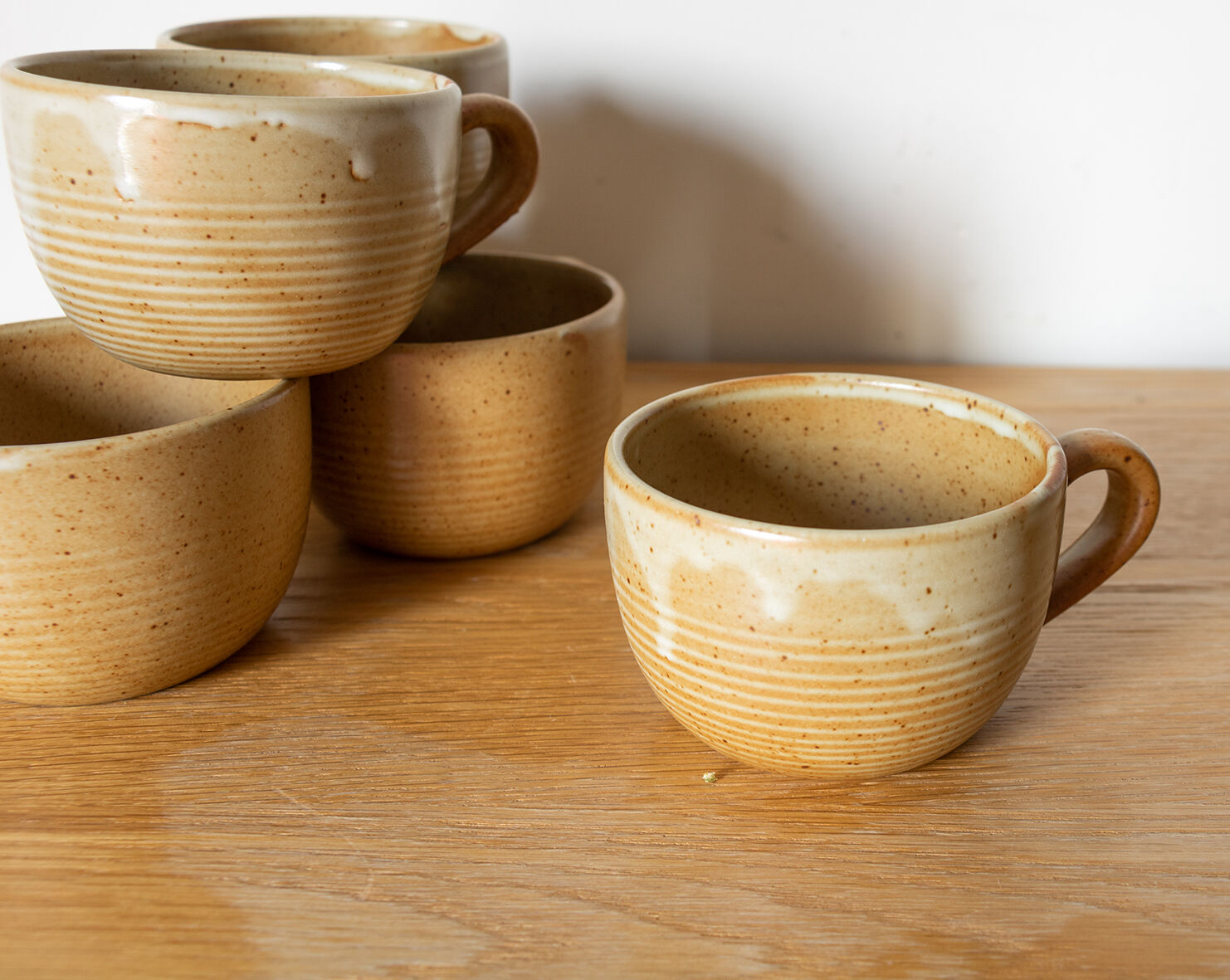 6 Tasses en grès