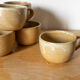 6 Tasses en grès