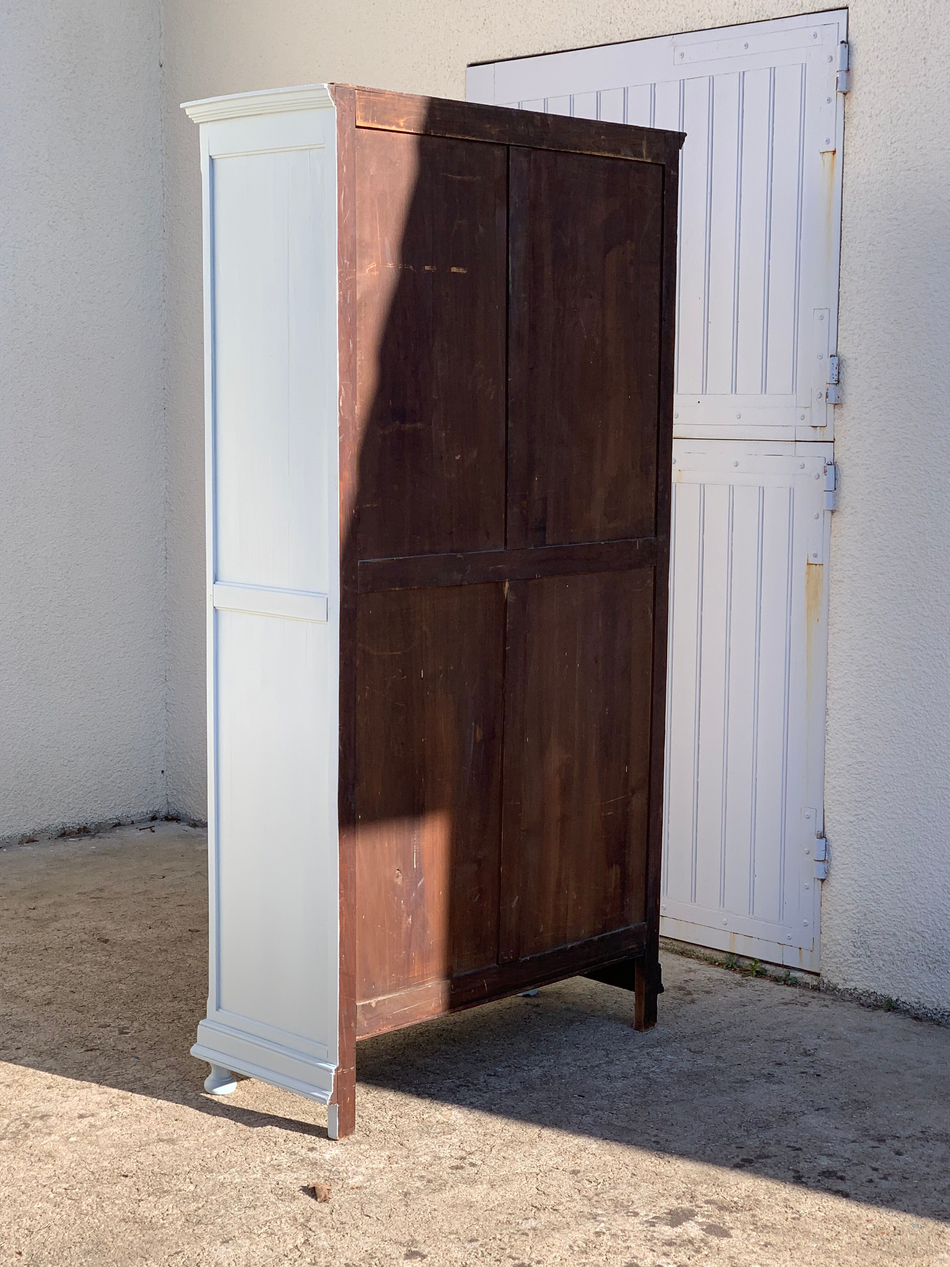 Glass-glazed Parisian wardrobe 1920