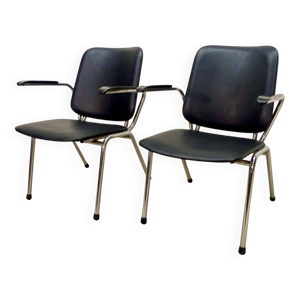 fauteuils Gispen en similicuir