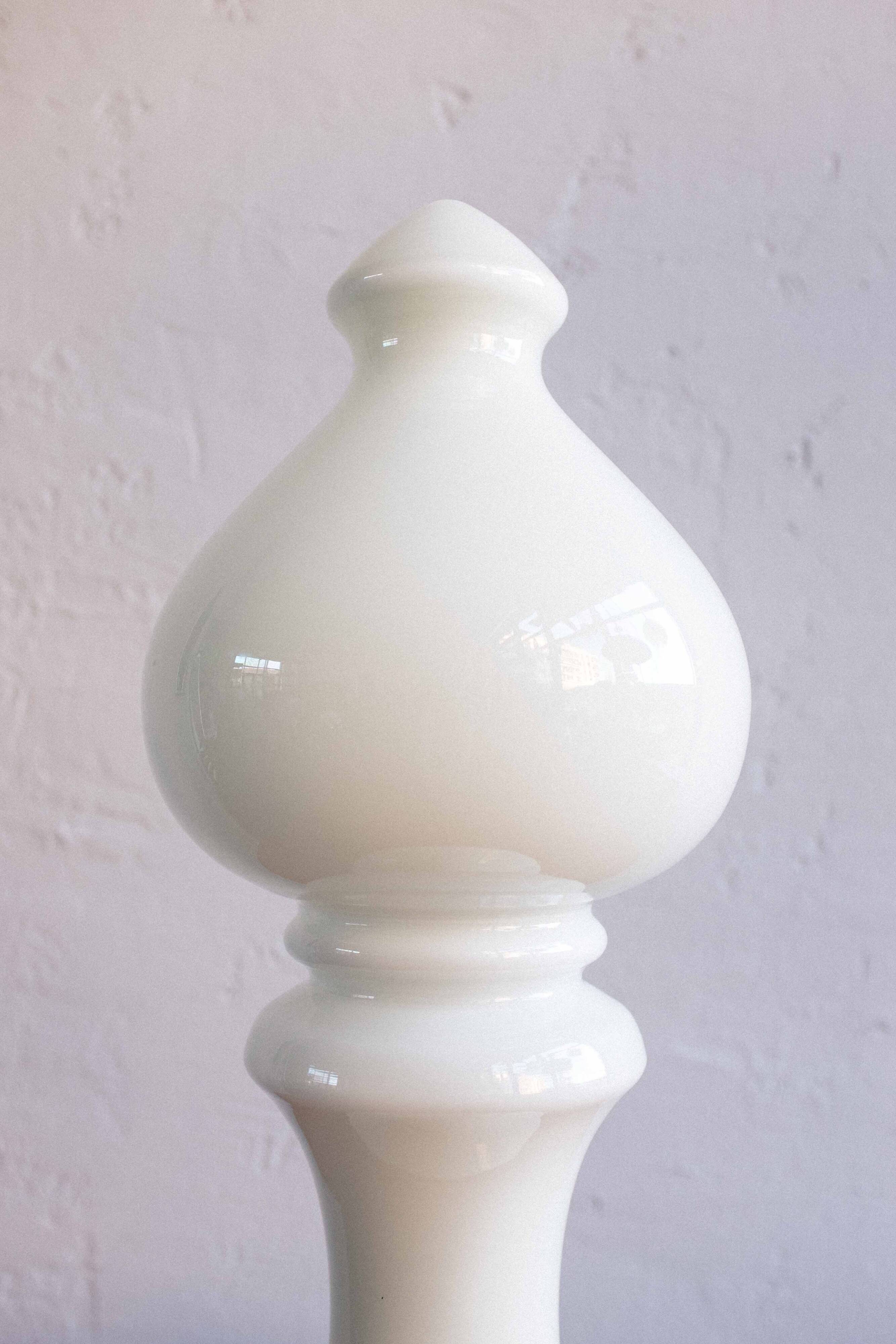 Vintage Czechoslovak Bishop Glass Lamp by Ivan Jakeš, 1970s