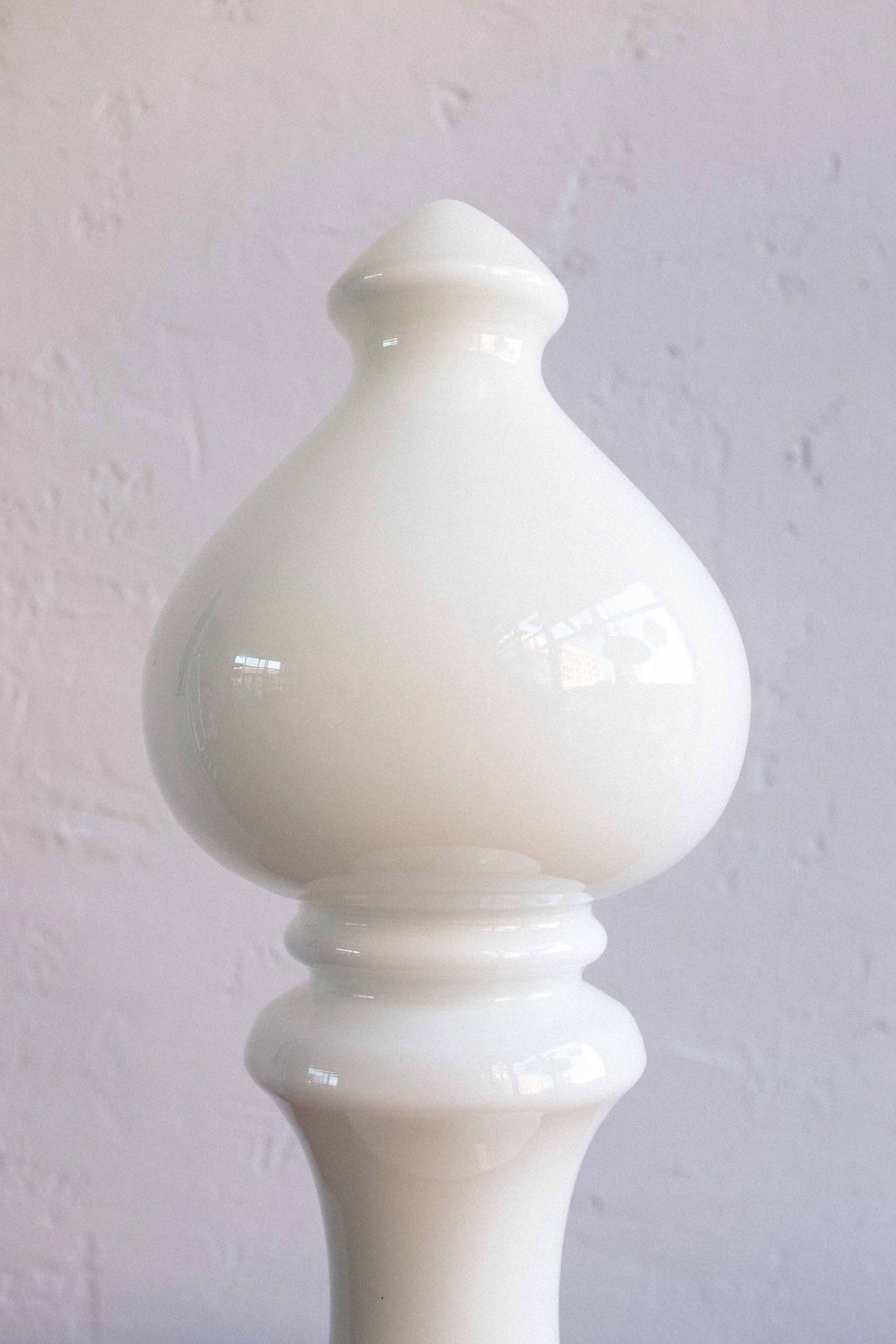 Vintage Czechoslovak Bishop Glass Lamp by Ivan Jakeš, 1970s