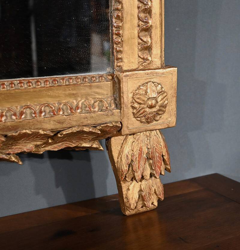 Important gilded wooden mirror, Louis XV period – 1768
