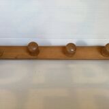 Pine wood coat rack