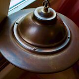 Glass and metal hanging lamp - Massive