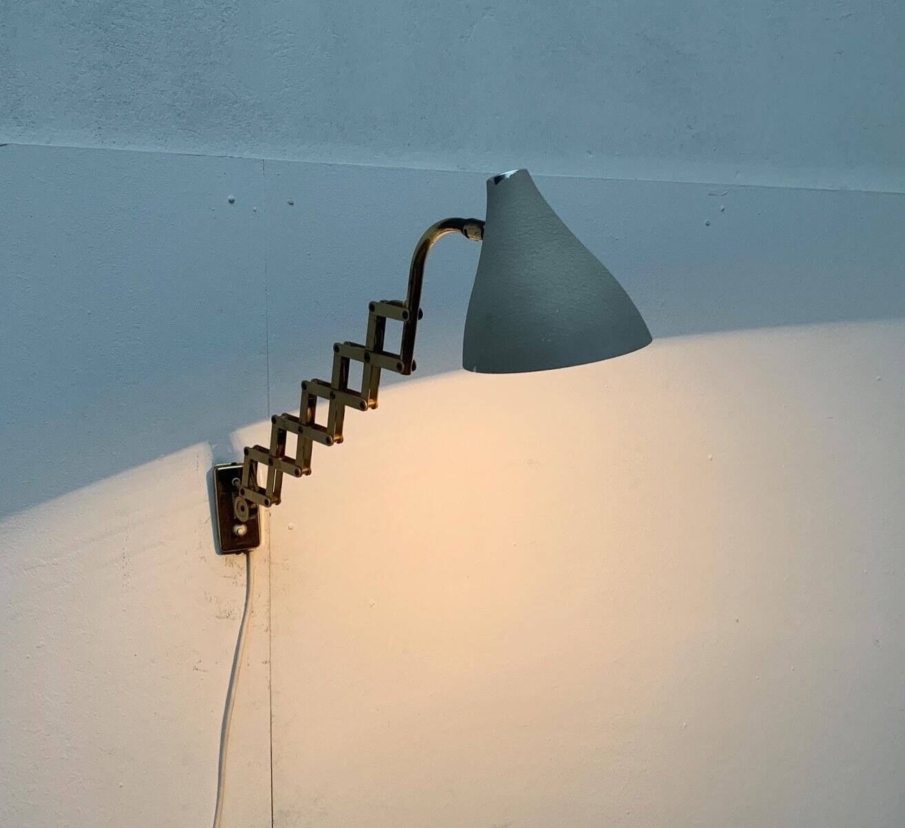 Mid-Century Scissors Wall Lamp