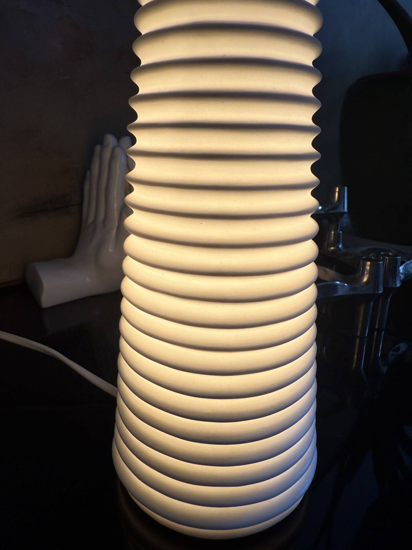 Bista Vintage Desk Lamp in Porcelain