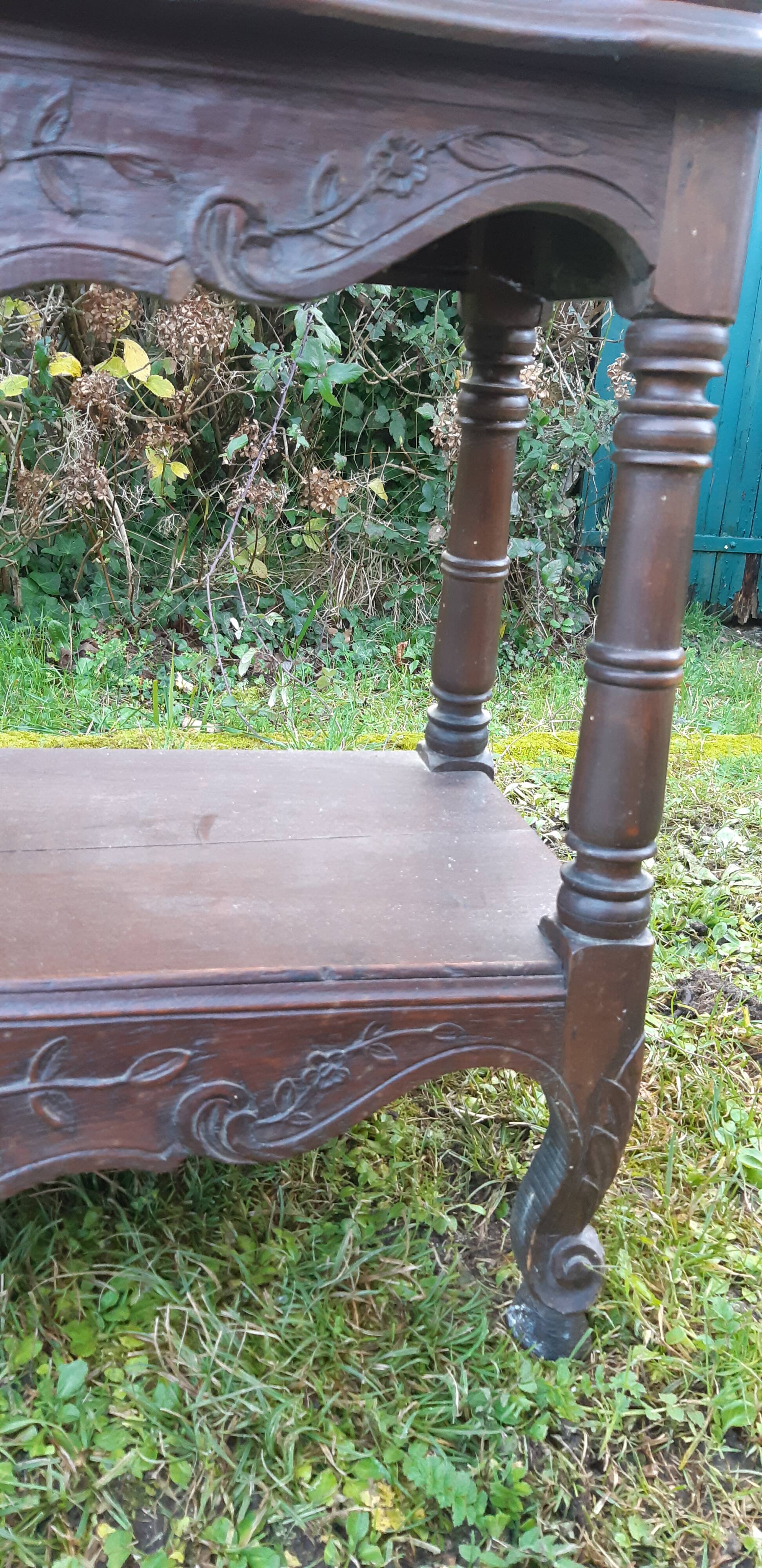 Provençal kneading trough in oak