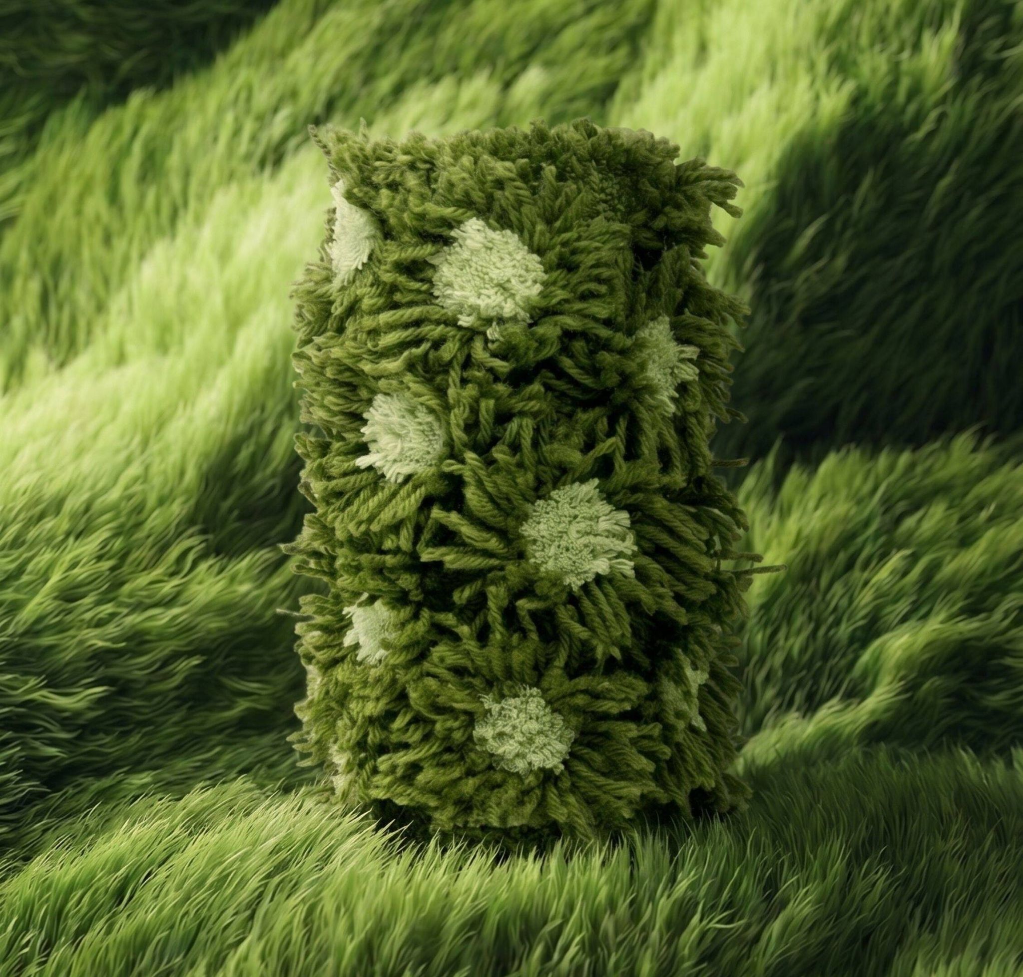 Green Flower Vase
