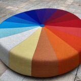 Multicolored circular bench - La Cividina