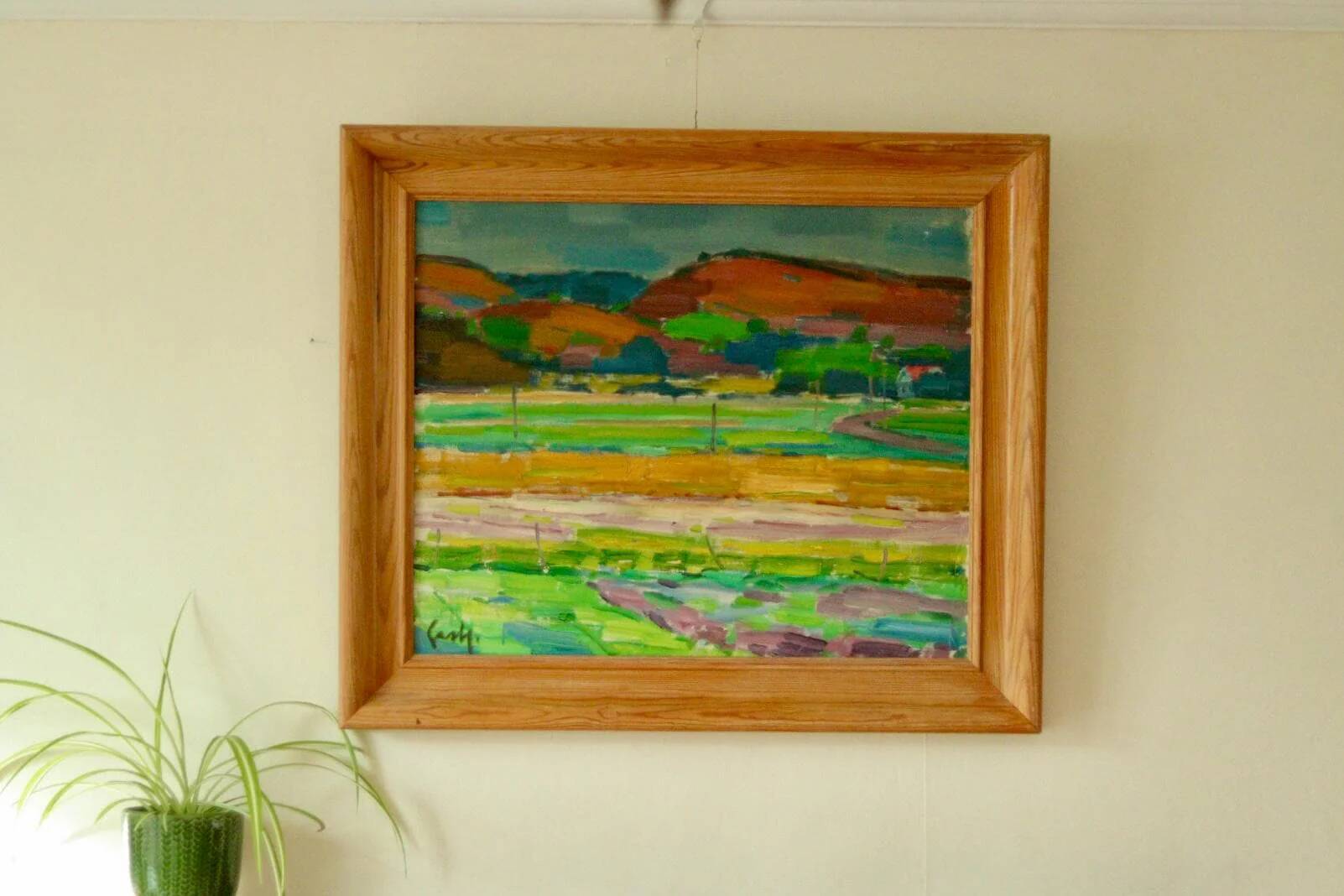 Original Swedish oil on canvas from the mid-century – by Gerhard Lundberg