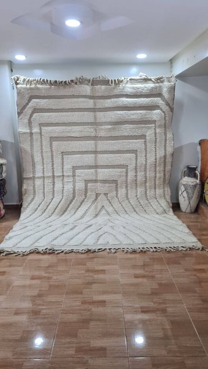 Handmade Beni Ouarain rug 300x200 cm