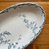 Ironstone dish, Passiflore KG Lunéville, circa 1900