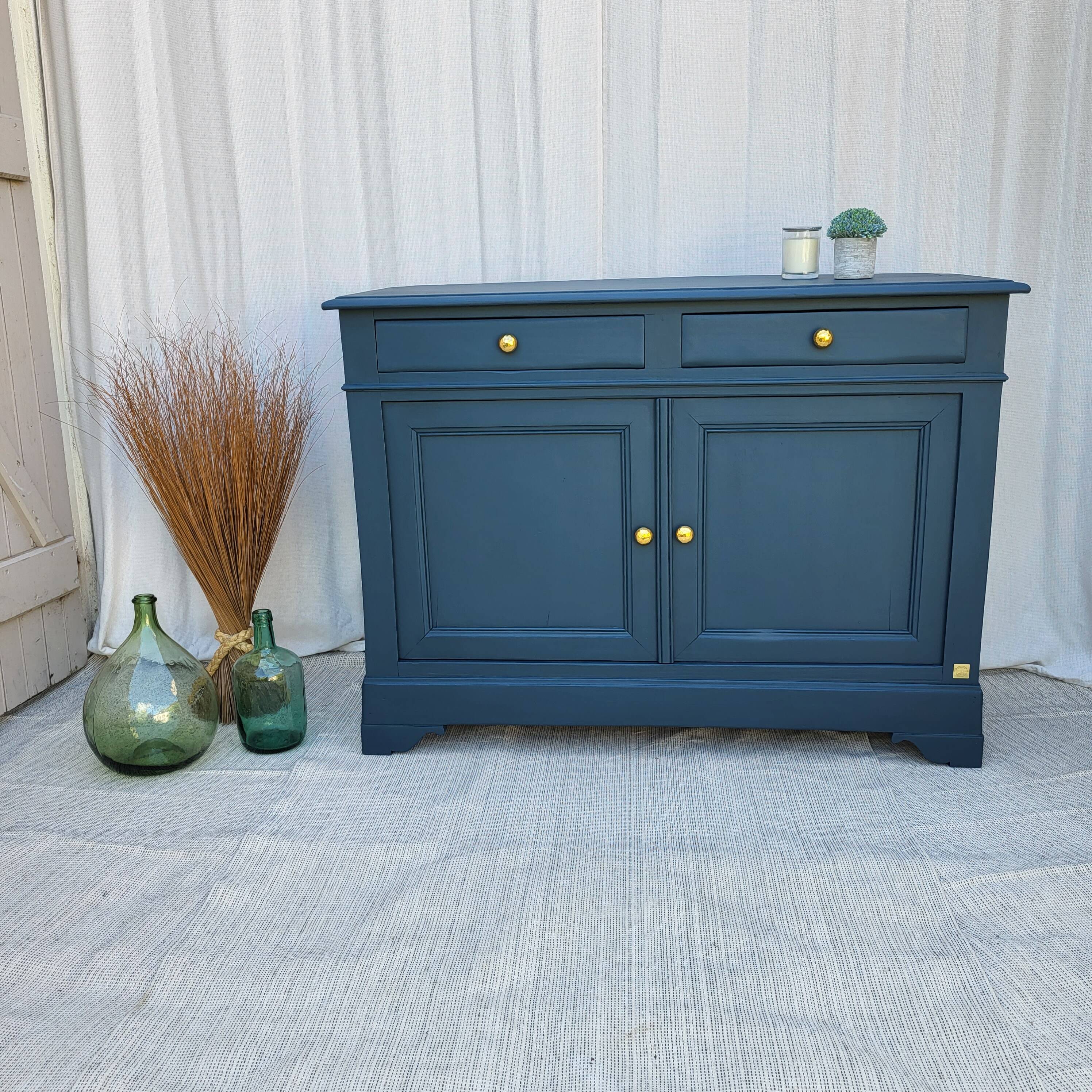 Buffet bas 2 portes et 2 tiroirs