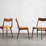 Set of 4 boomerang dining chairs by Alfred Christensen, Denmark 1960