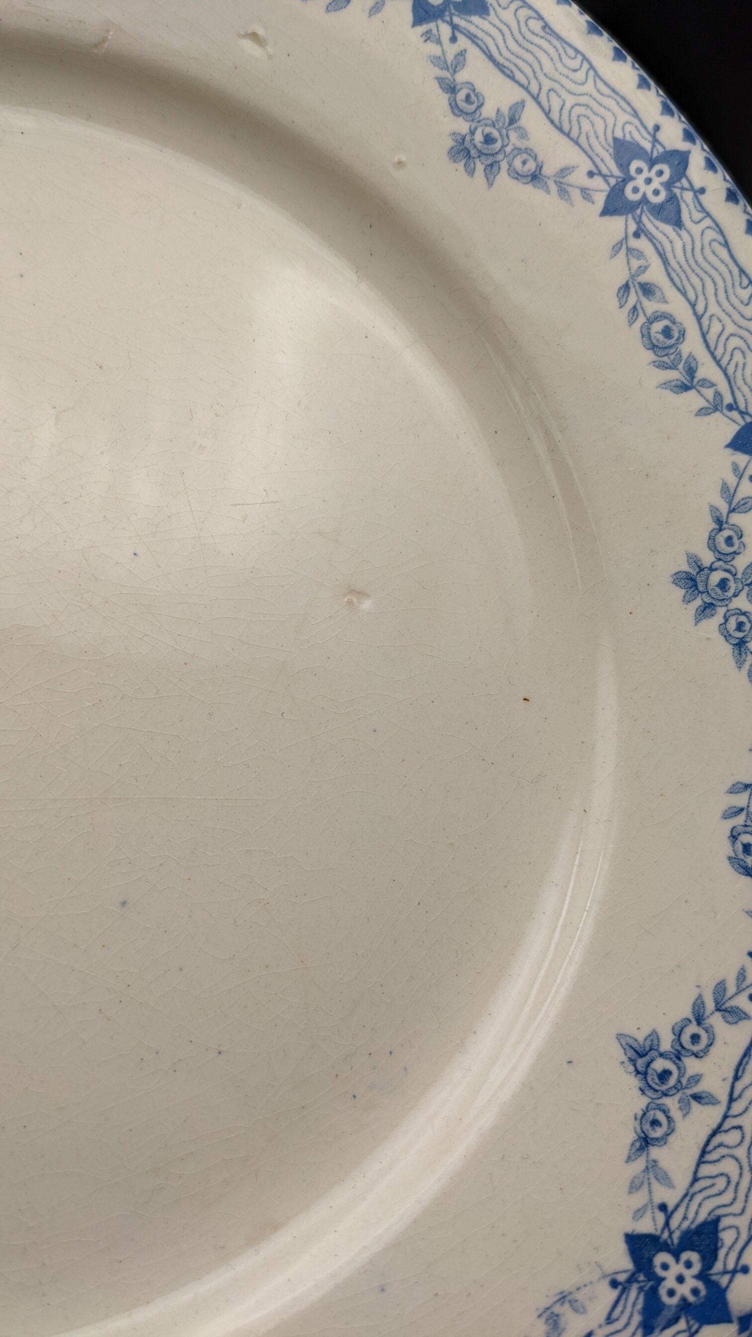 Lot 2 old flat plates boulenger choisy le roi lavoisier